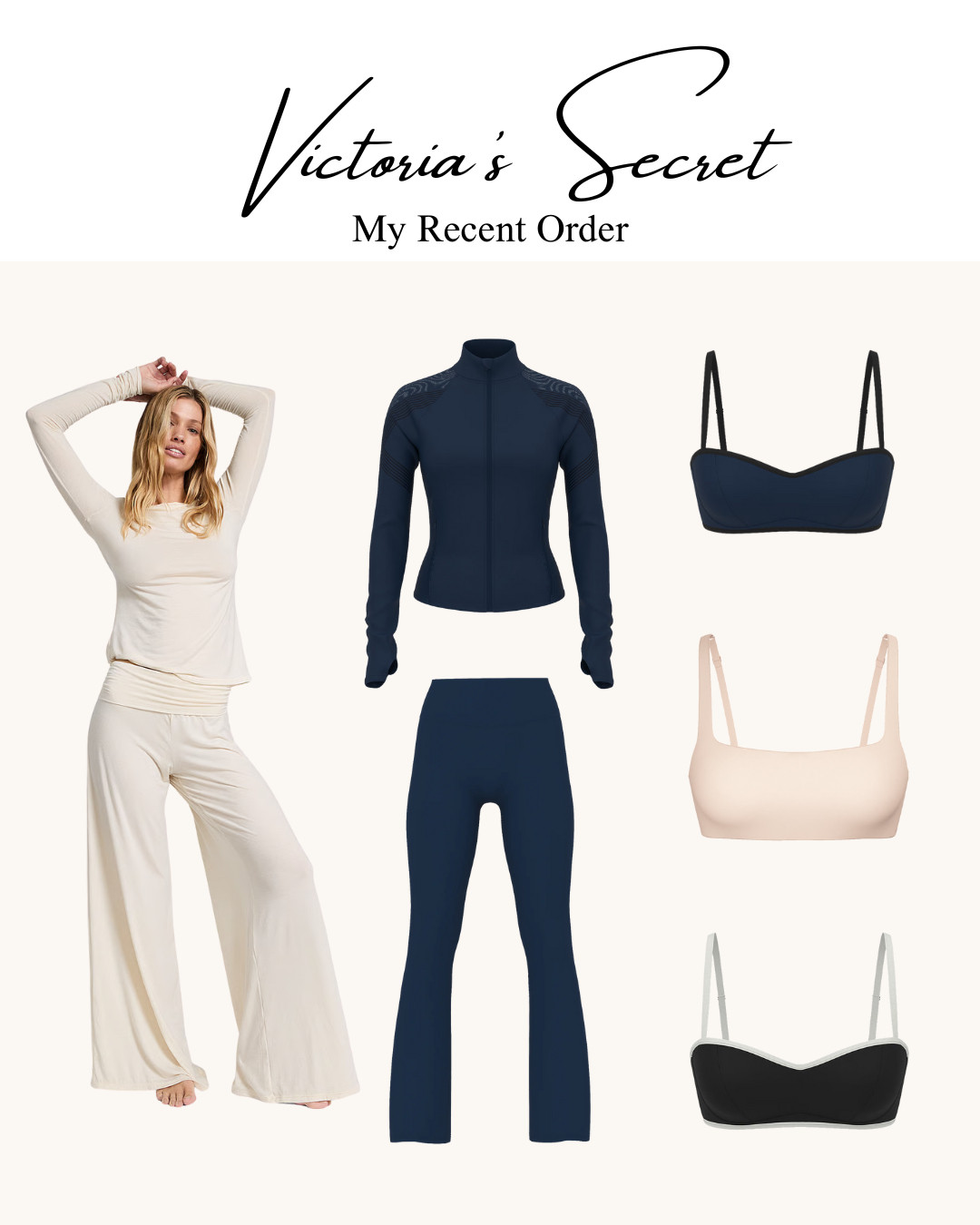 My recent Victoria's Secret Order💙 

@victoriassecret #VSPartner

 

#LTKActive #LTKStyleTip