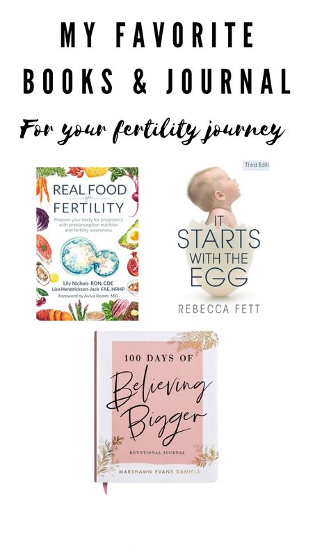 My favorite books and journal for your fertility journal. If you are going through IVF or trying and trying to get pregnant naturally, I definitely recommend these books and faith based journal. Would be great as a gift for a friend going through this too  

#LTKfindsunder50 #LTKfamily #LTKbaby