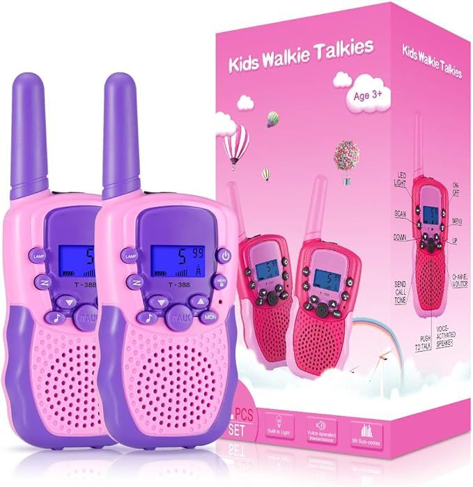 Selieve Toys for 5-12 Year Old Children's, Walkie Talkies for Kids 22 Channels 2 Way Radio Toy wi... | Amazon (US)