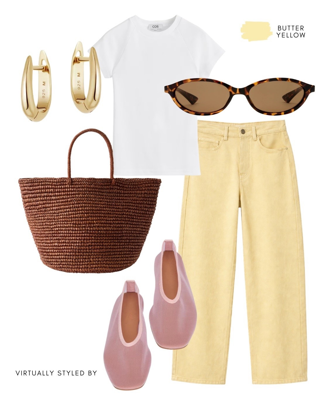 Pop of colour jeans 

#LTKuk #LTKsummer #LTKspring
