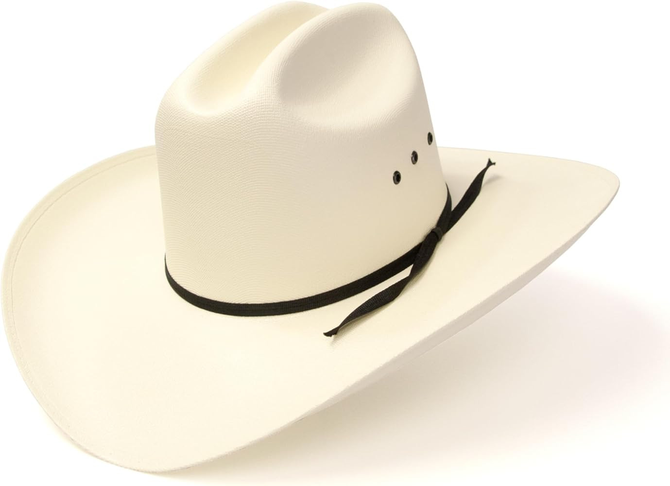 Western Express Natural Straw Cowboy Hat - Cattleman Style with Black Band | Cowboy & Cowgirl Hat... | Amazon (US)