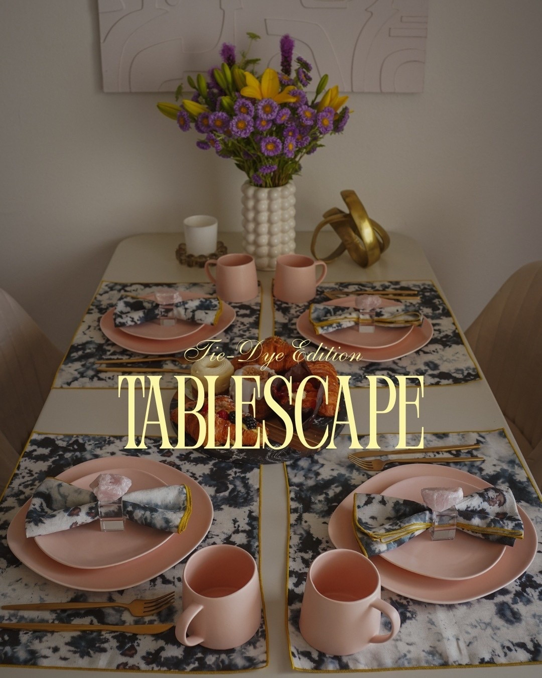 "How to Bring Artistry to Your Hosting ✨
Brought to you by @goldiehomenyc #ad
⠀⠀⠀⠀⠀⠀⠀⠀⠀
1 – Elevate the Everyday
 Swap standard napkins for patterned ones, add placemats that pop, or bring out unique serving bowls. It’s those little switches that make the table feel artful.
⠀⠀⠀⠀⠀⠀⠀⠀⠀
2 – Mix + Match Prints
 Patterns can be your statement piece. Tie-dye, florals, stripes—when balanced with solid tableware, prints create unexpected elegance.
⠀⠀⠀⠀⠀⠀⠀⠀⠀
3 – Personal Touches Matter
 A handwritten place card, a tiny gift on each plate, or a story behind your linens—these details make guests feel special and make your table unforgettable.
⠀⠀⠀⠀⠀⠀⠀⠀⠀
💬 Comment SHOP to receive the link to all the products from this #tiedye #tablescape by #goldiehome → 

#LTKHome