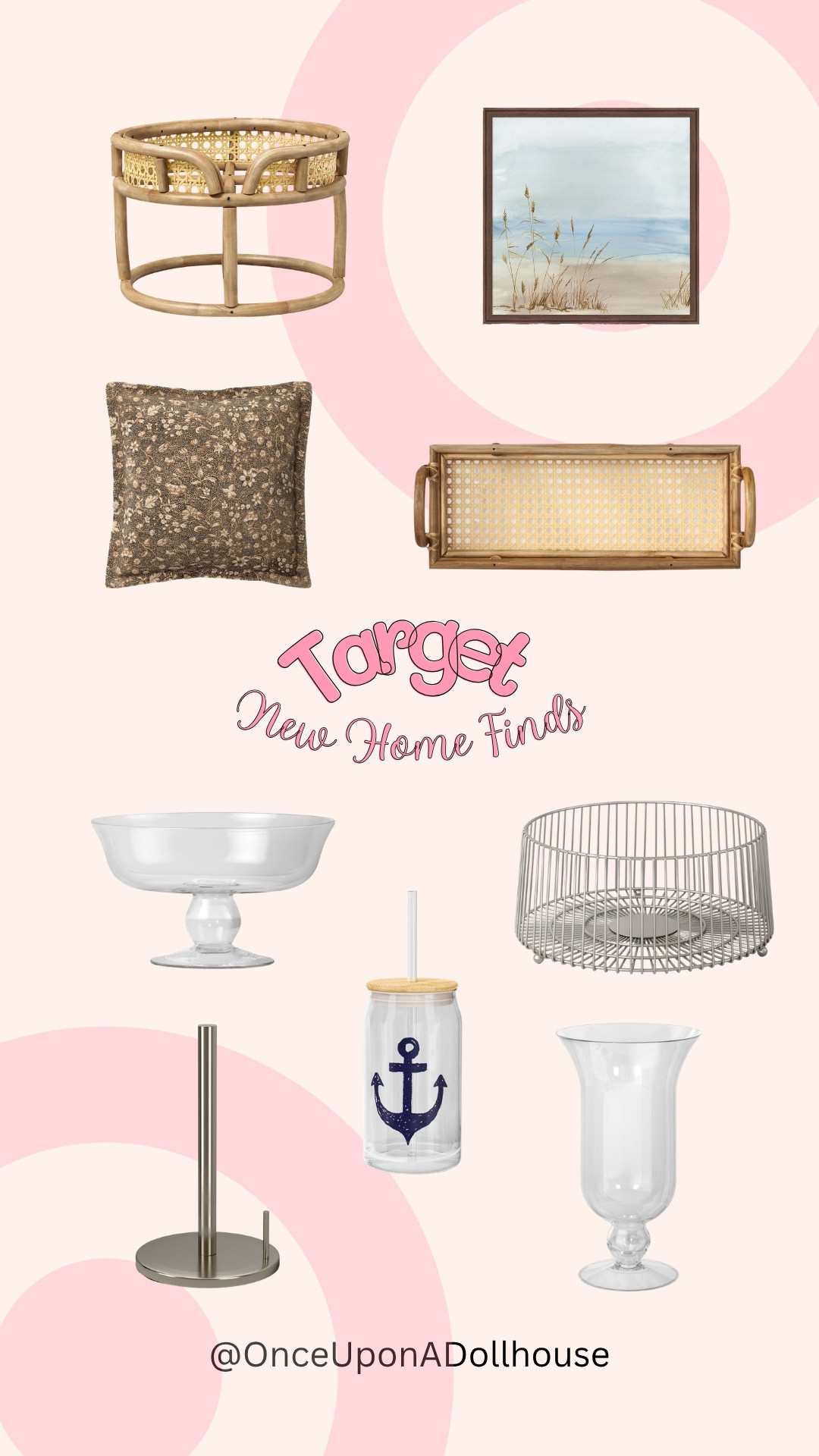 Target New Home Finds! 

Pillow, vase, serving tray, dispenser, fruit basket, tumbler, bowl! 

#LTKHome #LTKSeasonal