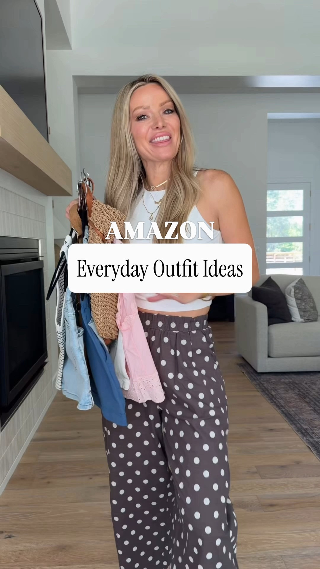 The Amazon outfits I’ve been reaching for on repeat lately 🤍 comment AMAZON and ill send you the details

If you’re anything like me, you want outfits that are comfortable, easy to wear, and still make you feel put together.

These Amazon finds check every box:
🤎 Chic polka dot pants that instantly elevate a simple tank
🤍 The perfect striped tank and denim shorts for everyday errands
💙 A pretty blue top with comfy shorts that looks way more expensive than it is
🌸 A feminine pink blouse paired with classic white shorts that works for brunch, vacation, or everyday

These are the kinds of outfits I throw on when I want to look cute without overthinking it—and every piece mixes and matches with the rest of my closet.

Which outfit is your favorite? 👇

Comment OUTFITS and I’ll send you all the Amazon links! Save this for your next Amazon order.

#AmazonFashion #AmazonOutfits #EverydayStyle #CasualStyle #AmazonFinds