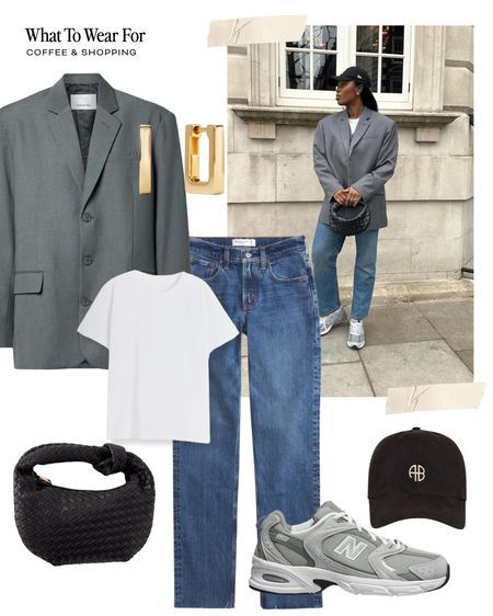 Get the look | casual style 👟 

Abercrombie jeans, white T-shirt, grey blazer, clutch bag, new balance trainers, anine bing, high street, running errands 

#LTKstyletip #LTKSeasonal #LTKeurope