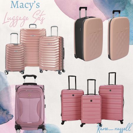 Macy’s Luggage Sets! They are all super cute! #luggage #luggageset

#LTKFind #LTKtravel #LTKGiftGuide