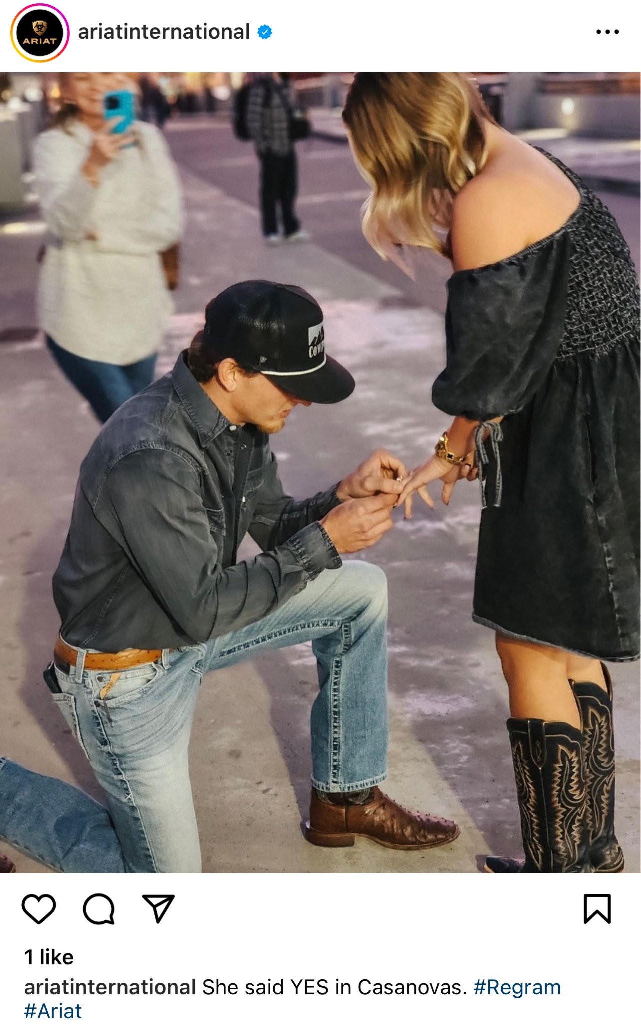 Our favorite brand y’all 🥹💍 Thank you Ariat!! #Ariat #Casanova 

#LTKwedding #LTKstyletip #LTKMostLoved
