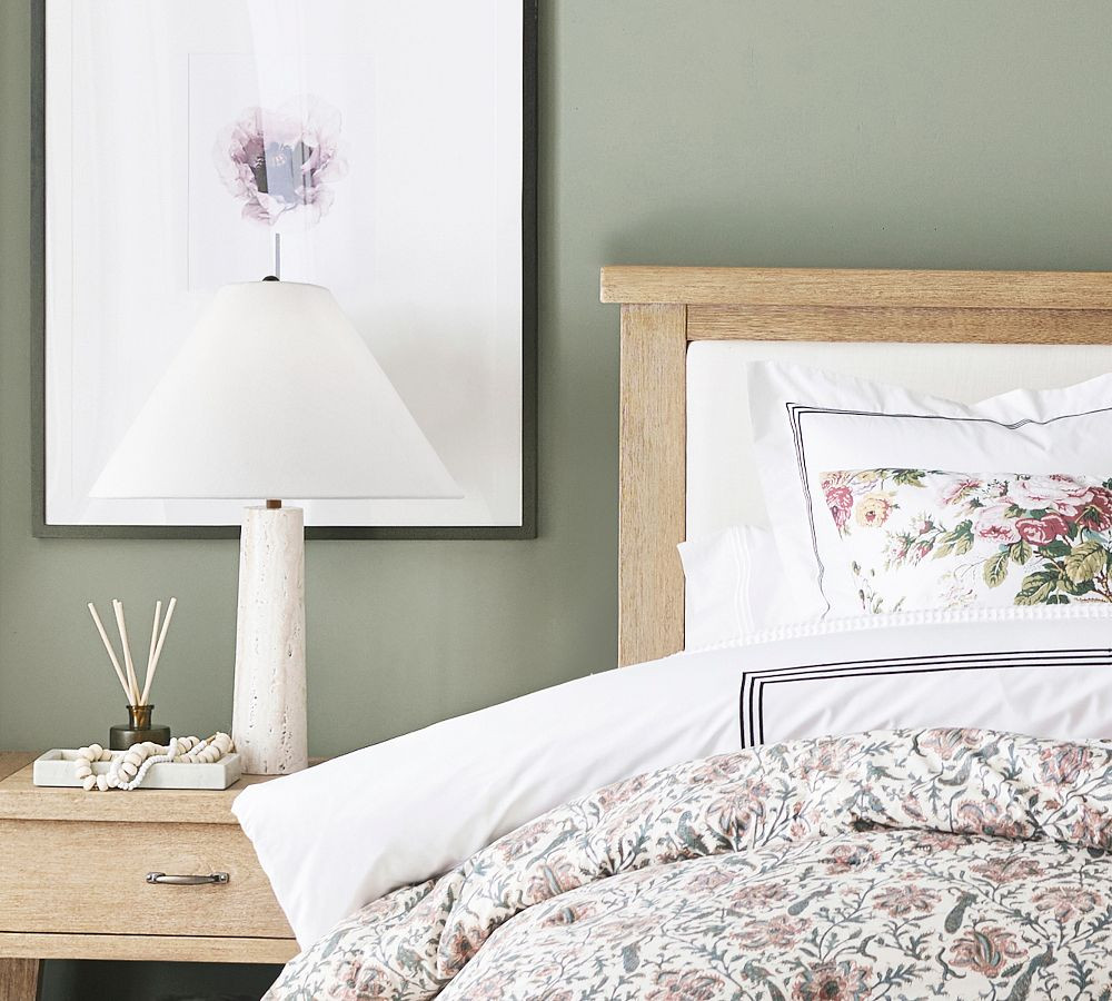 Damen Travertine Table Lamp | Pottery Barn (US)