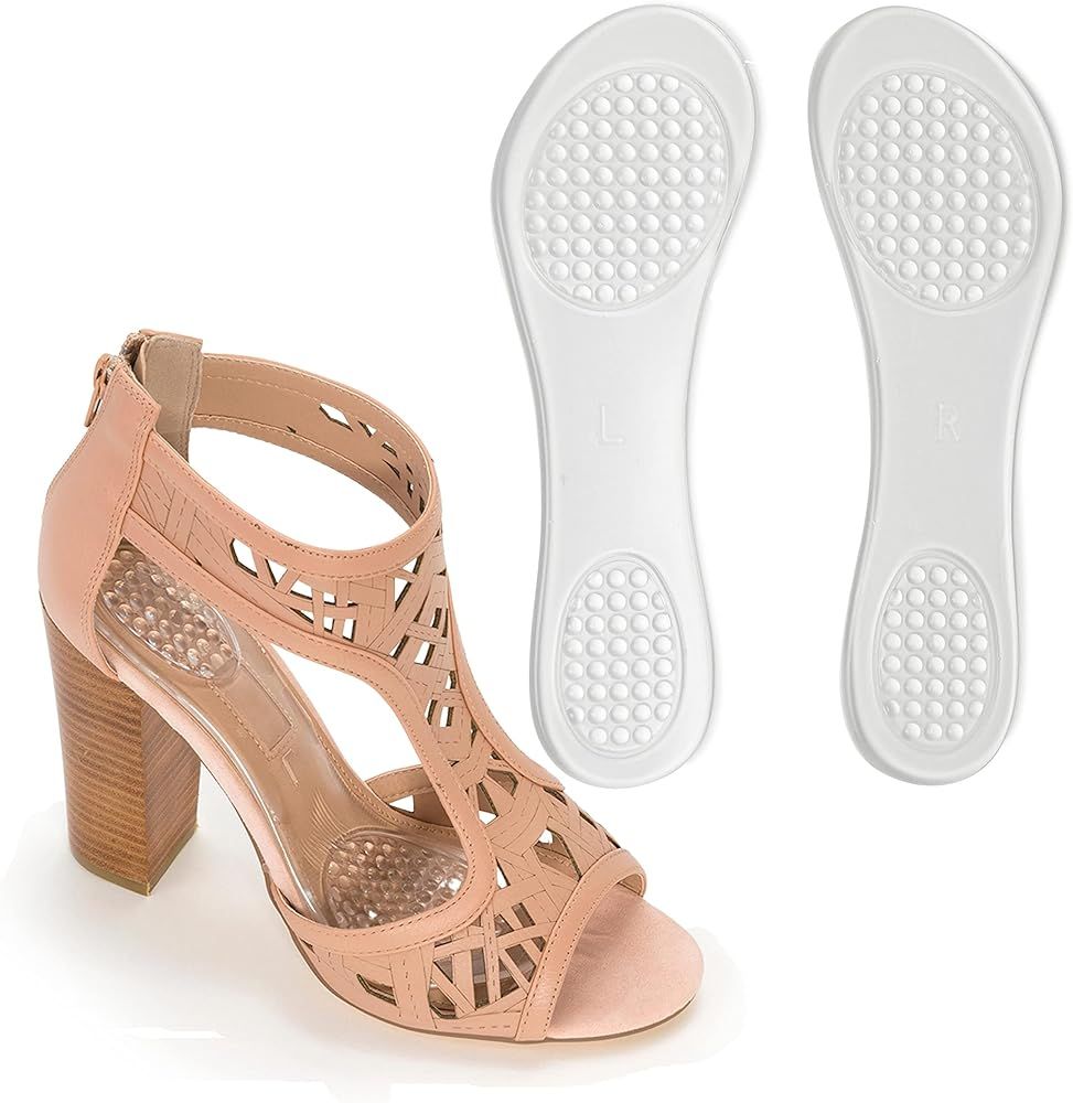 Foot Petals womens Gel 3/4 Insole Comfort Shoe Insert, Gel, No Size M US | Amazon (US)