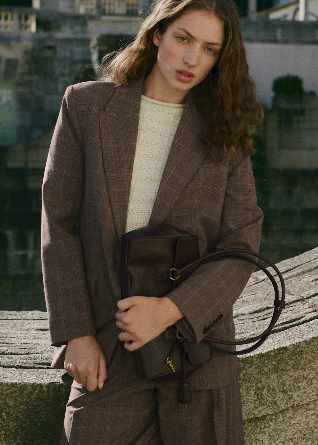 Check suit jacket - Women | MANGO United Kingdom | MANGO (UK)