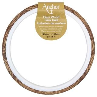 Anchor® Faux Wood Round Embroidery Hoop & Frame | Michaels Stores
