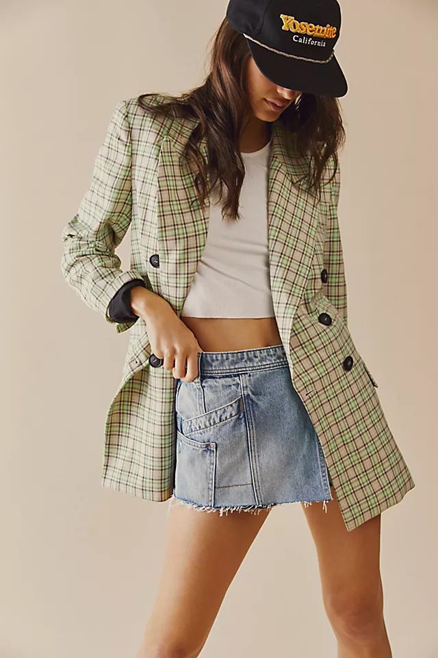 Ashby Plaid Blazer | Free People (Global - UK&FR Excluded)