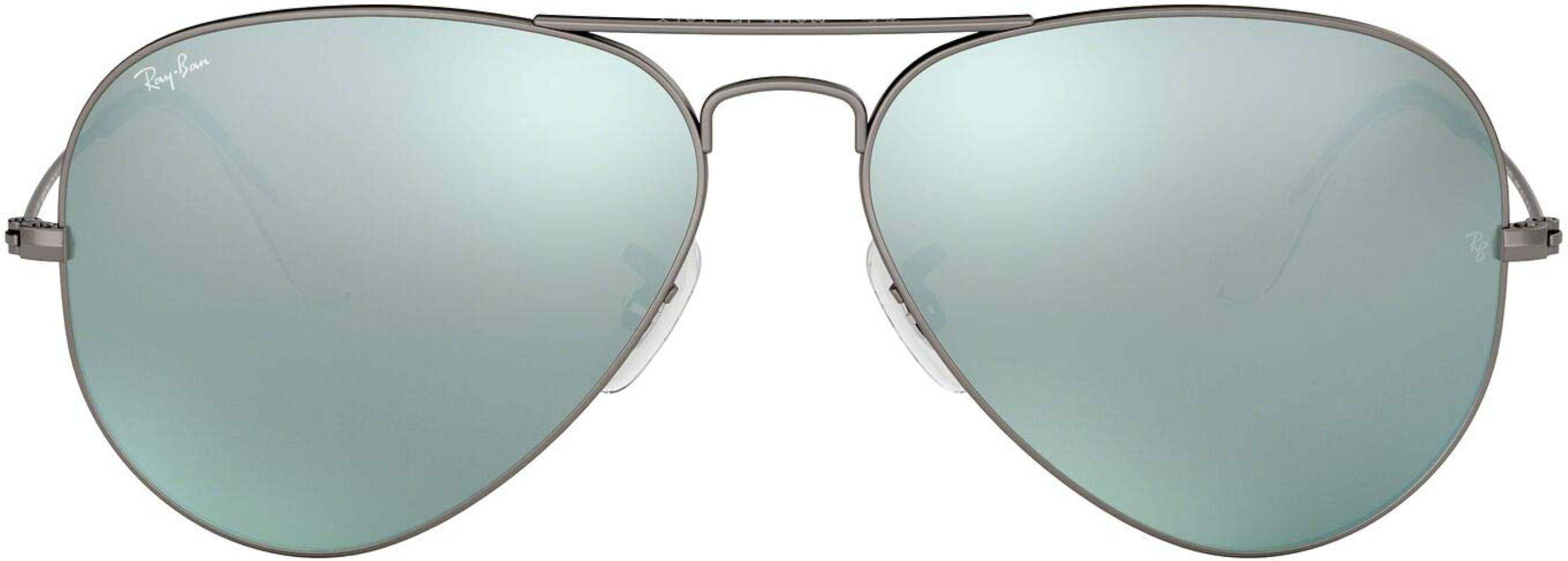 Ray-Ban Women's Rb3025 Classic Mirrored Aviator Sunglasses | Amazon (US)