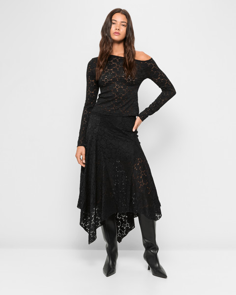 Lace Hanky Skirt - Lily Loves - Target Black | Target AU