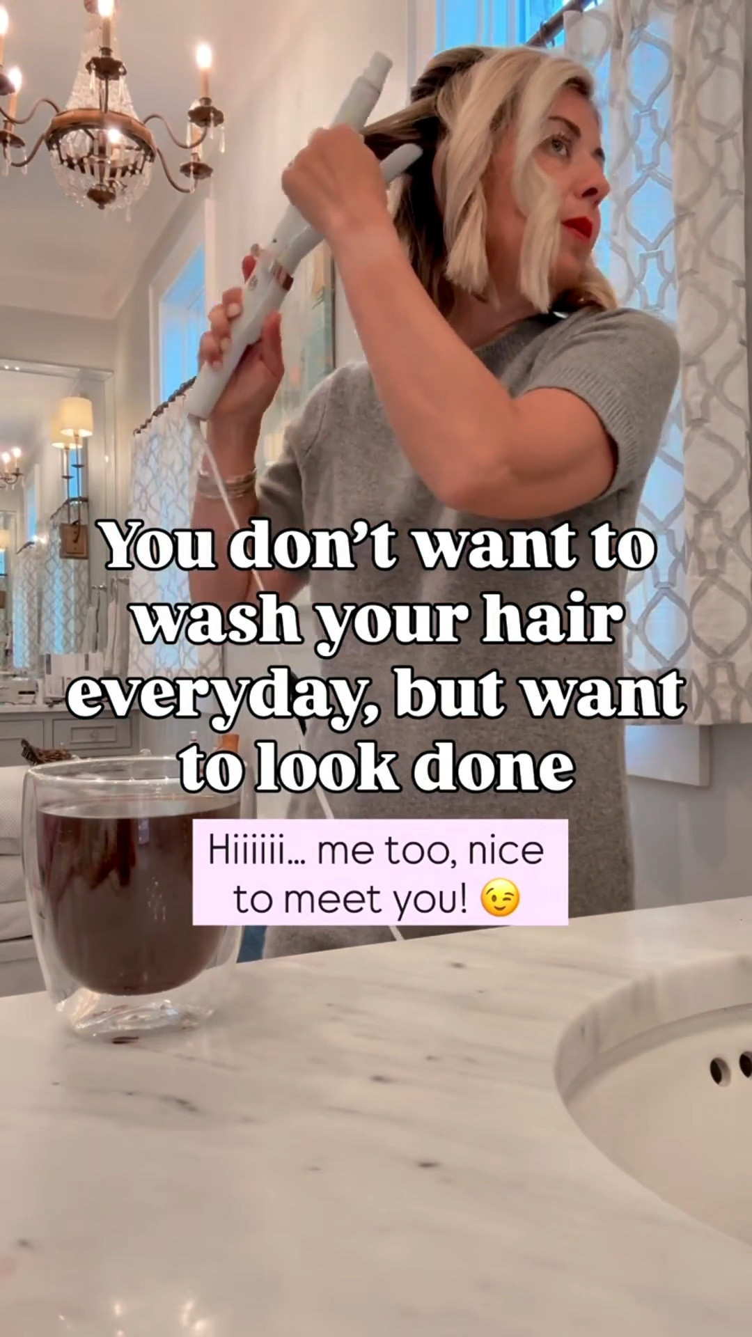 Somewhat of a hair tutorial….

#LTKBeauty #LTKgrwm #LTKmomlife