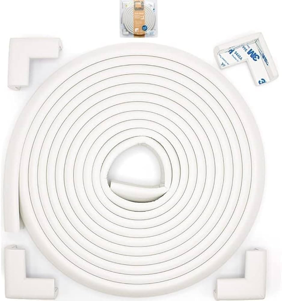 RovingCove Slim-Fit Corner Edge Protector for Baby Proofing (Small 15ft Edge 4 Corners), Furnitur... | Amazon (US)