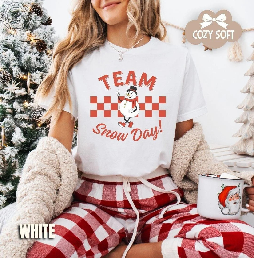 Snow Day Matching Shirt Team Christmas Shirts for Office Teacher Christmas Shirts Christmas Gifts... | Etsy (US)