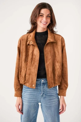 Z Supply Corin Bubble Hem Jacket | Social Threads