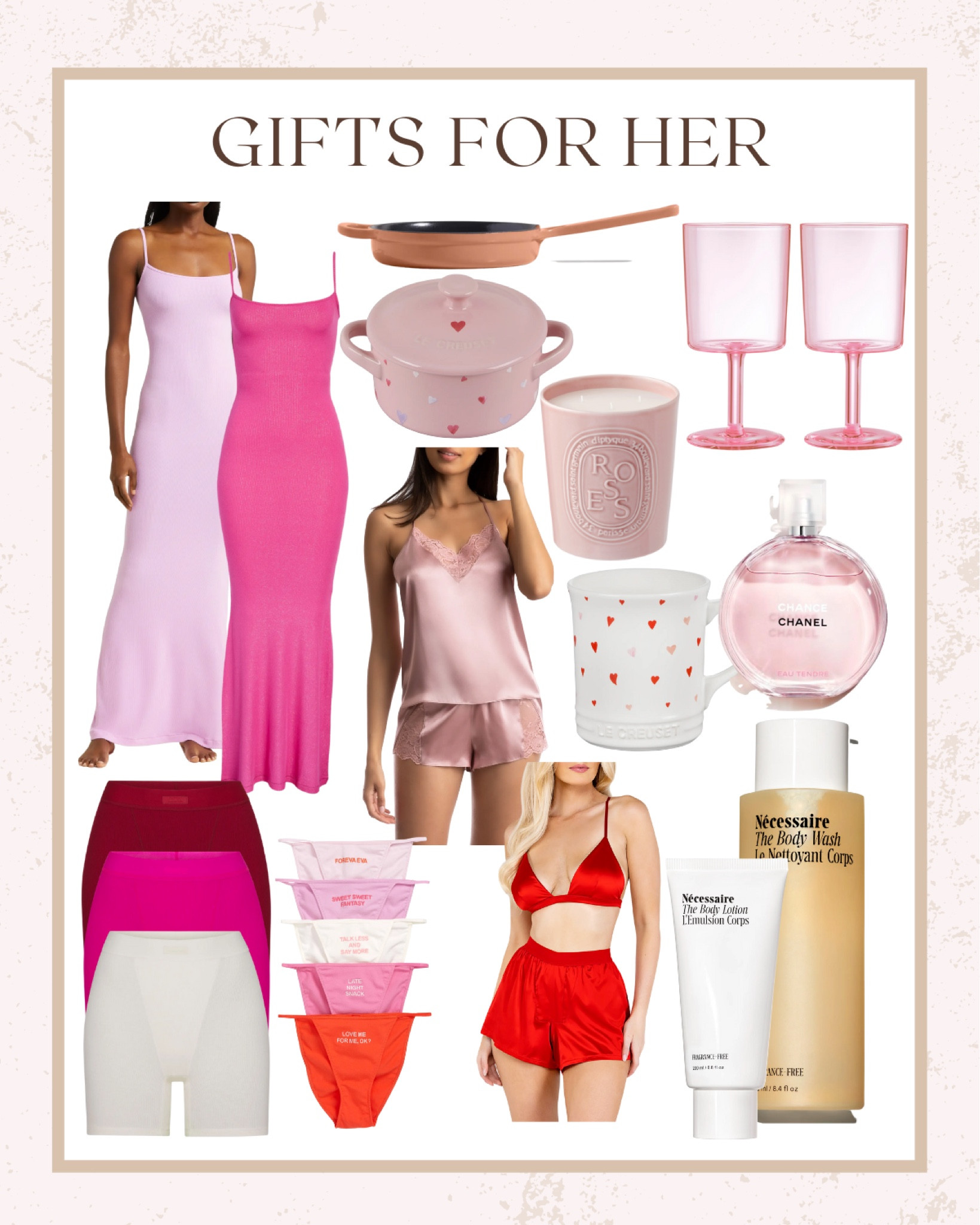 Valentine’s Day gift guide 2023! Gifts for her! 

skims dress, skims boxers, skims underwear, Valentine’s Day, le creuset, home finds, Valentine’s Day beauty, pink wine glass, pink kitchen

#LTKFind #LTKunder100 #LTKGiftGuide