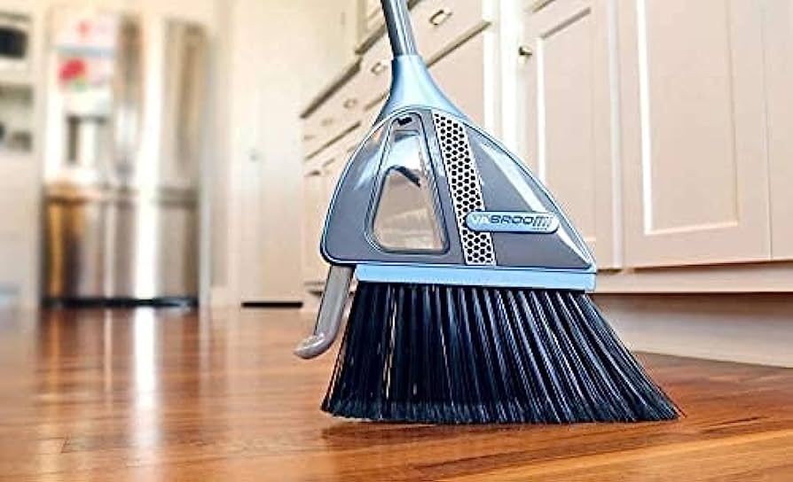 Vabroom 2-in-1 Sweeper with Built-in Vacuum | Amazon (US)