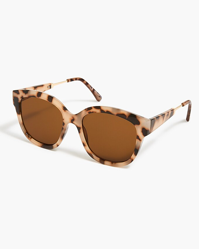 Tortoise D-frame sunglasses | J.Crew Factory