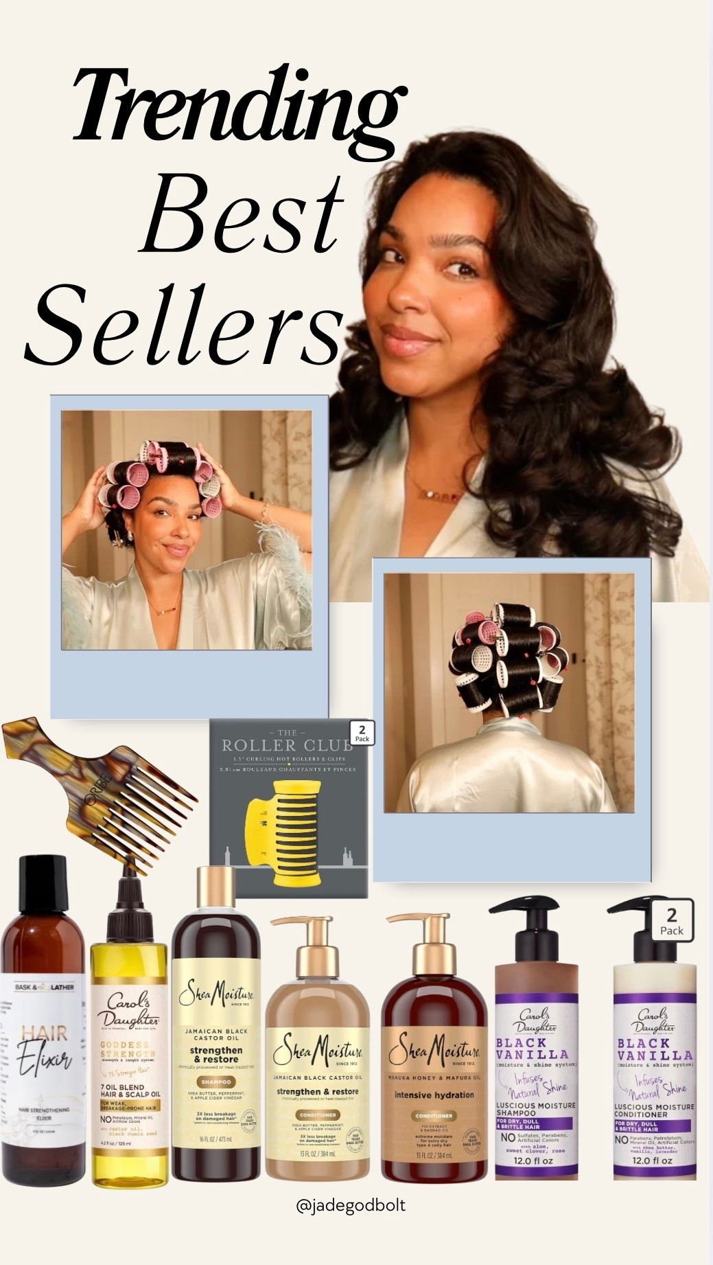 Trending best sellers from Amazon! 

Hair volume, hair clip curler, shampoo, conditioner, hair oil

#LTKselfcare #LTKgrwm #LTKBeauty