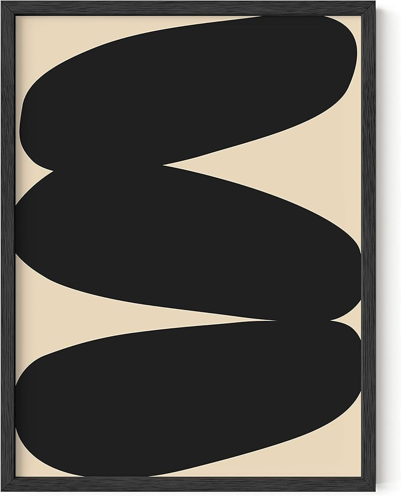 HAUS AND HUES Scandinavian Wall Art Abstract Art Prints - Mid Century Modern Art Wall Decor and C... | Amazon (US)