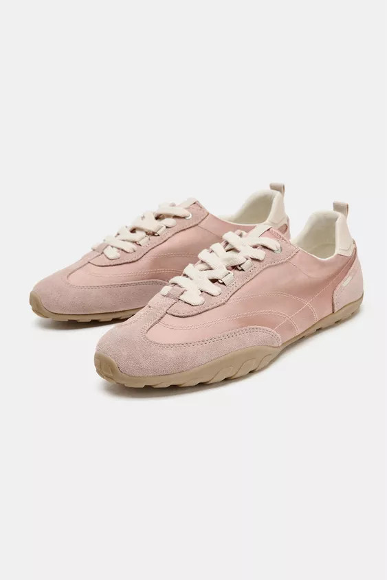 SOFT-SNEAKER AUS MATERIALKOMBINATION | Zara DE
