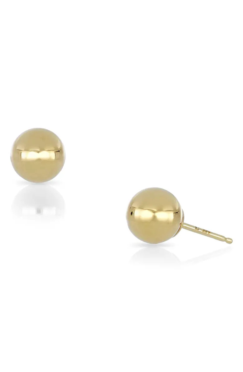 Bony Levy 14K Gold Small Ball Stud Earrings | Nordstrom | Nordstrom