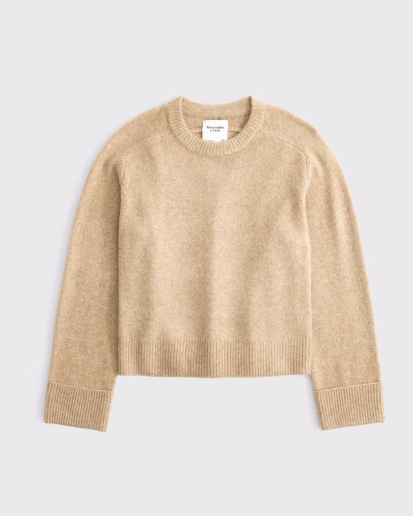 The A&F Madeline Crew Sweater | Abercrombie & Fitch (US)