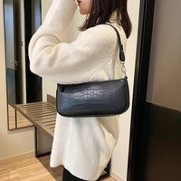 Details about   Crocodile Pattern Faux Leather Women Handy Bag Zipper Closure Fashion Style Bags | eBay US