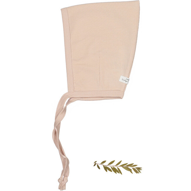 Lovely Littles | The Cotton Pixie Bonnet, (Blush Pink, Size 0-3M) | Maisonette | Maisonette
