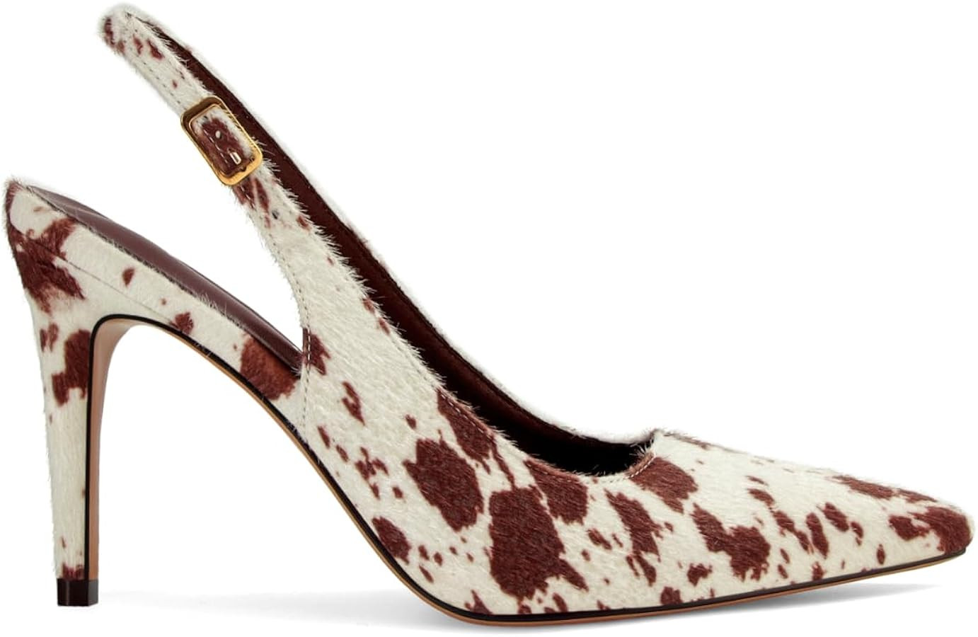 XBKXMK Women's Slingback Heels Closed Pointed Toe Stiletto High Heels Buckle Slip on Dressy Sexy ... | Amazon (US)