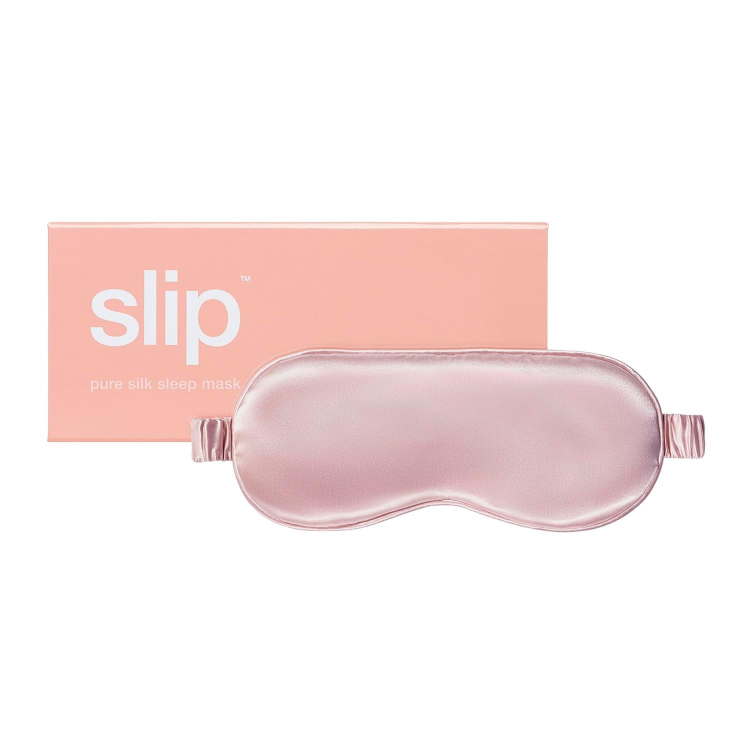 slip Pure Silk Sleep Mask - Pink | 100% Mulberry Silk, Ultra Soft & Comfortable, Blocks Light for... | Amazon (US)