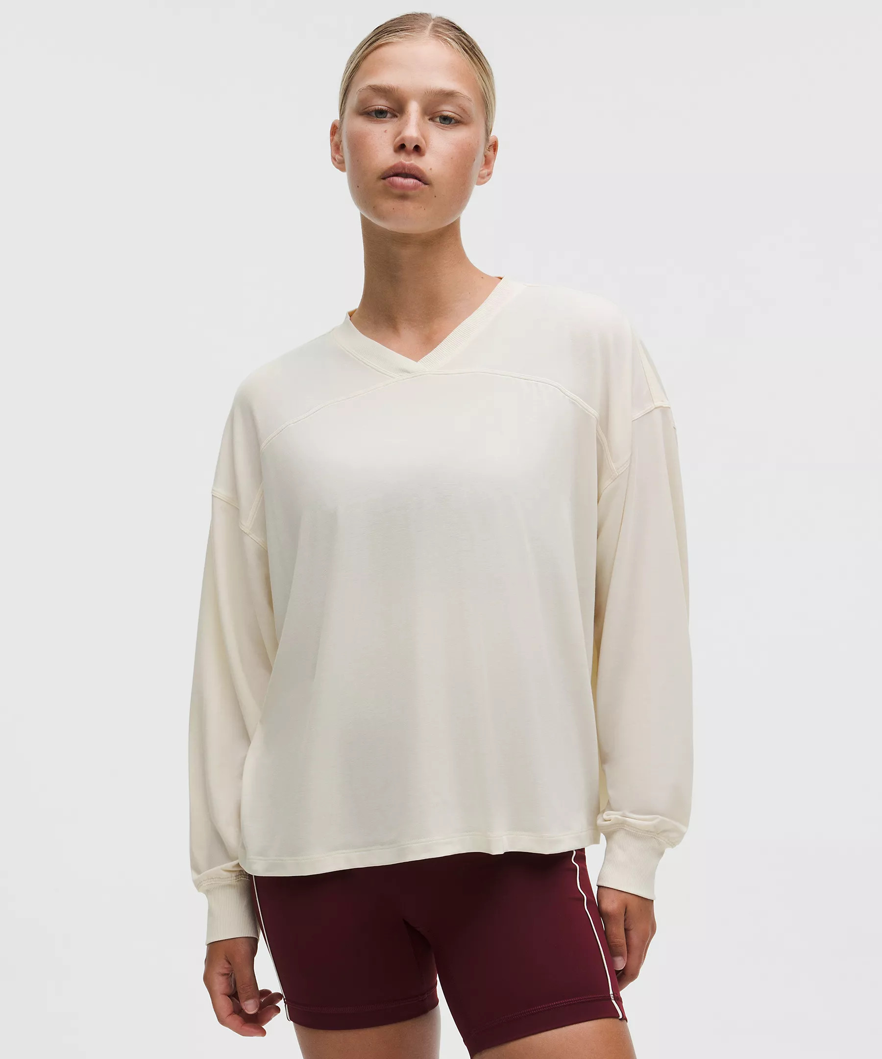 Jersey Training V-Neck Long-Sleeve Shirt | Lululemon (US)