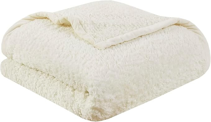 Woolrich Burlington Berber Blanket Super Soft, Cozy Lightweight Cover with Luxrurious Velvet Bind... | Amazon (US)