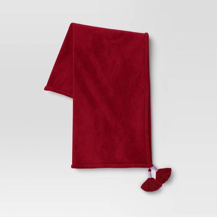 Plush Throw Blanket with Tassels - Opalhouse™ | Target