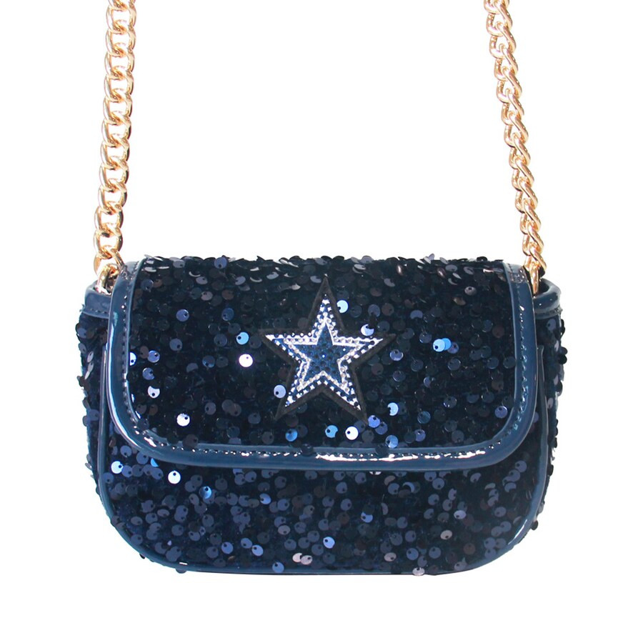 Dallas Cowboys Cuce Sequin Crossbody Bag - Navy | Fanatics