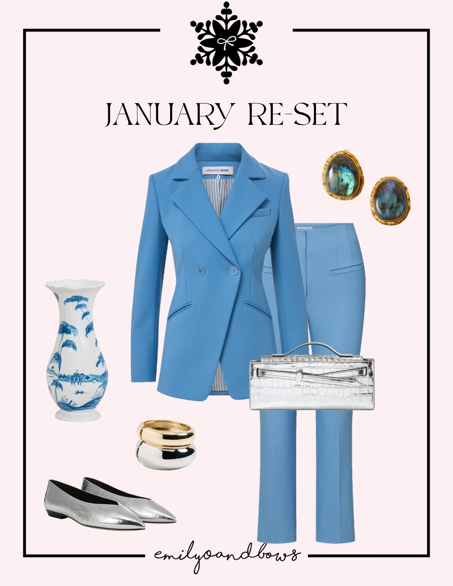 January reset 🤍 Sharing a stunning work or event look for the winter! ❄️