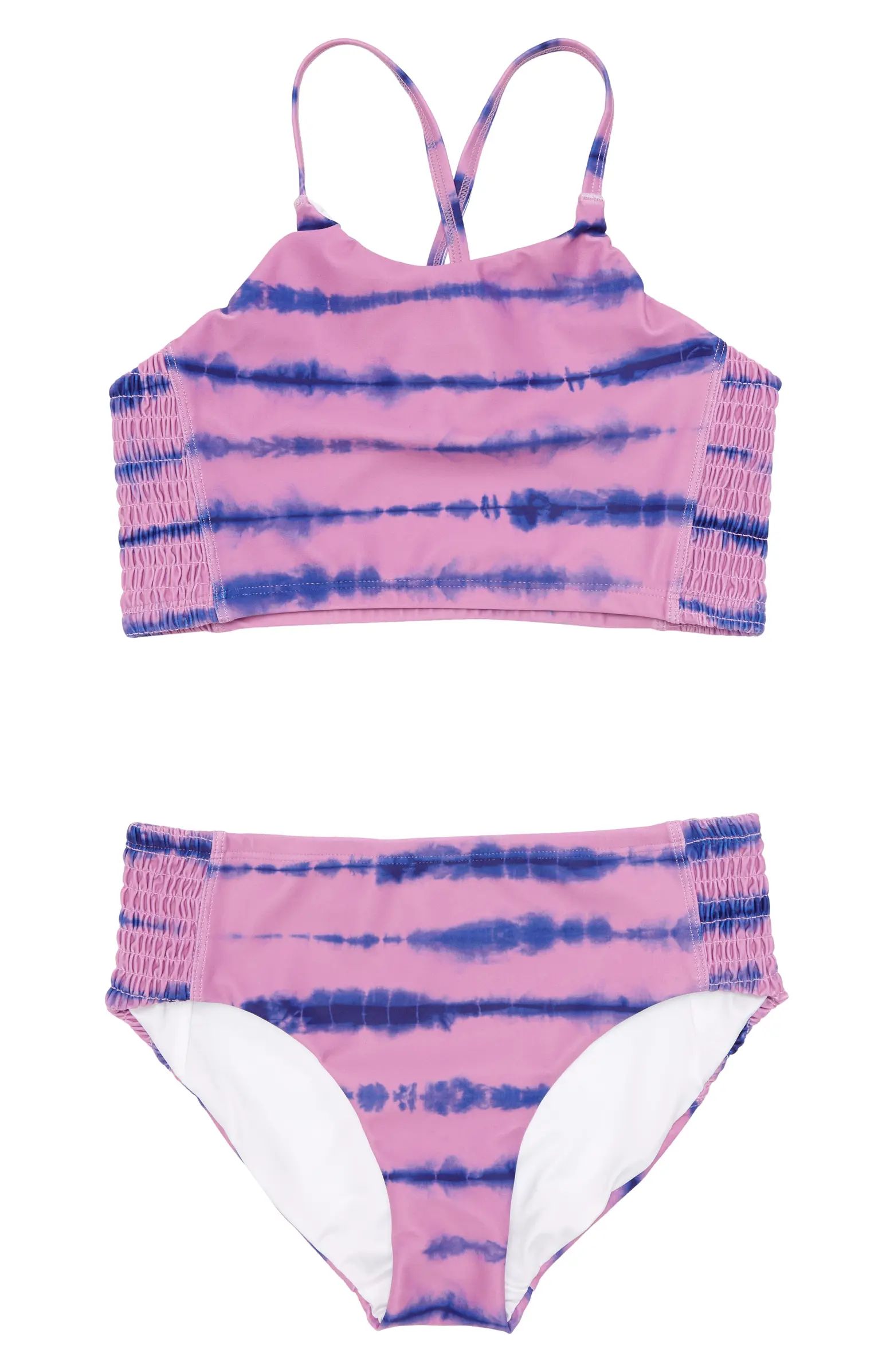 Kids' Smocked Two-Piece Swimsuit | Nordstrom