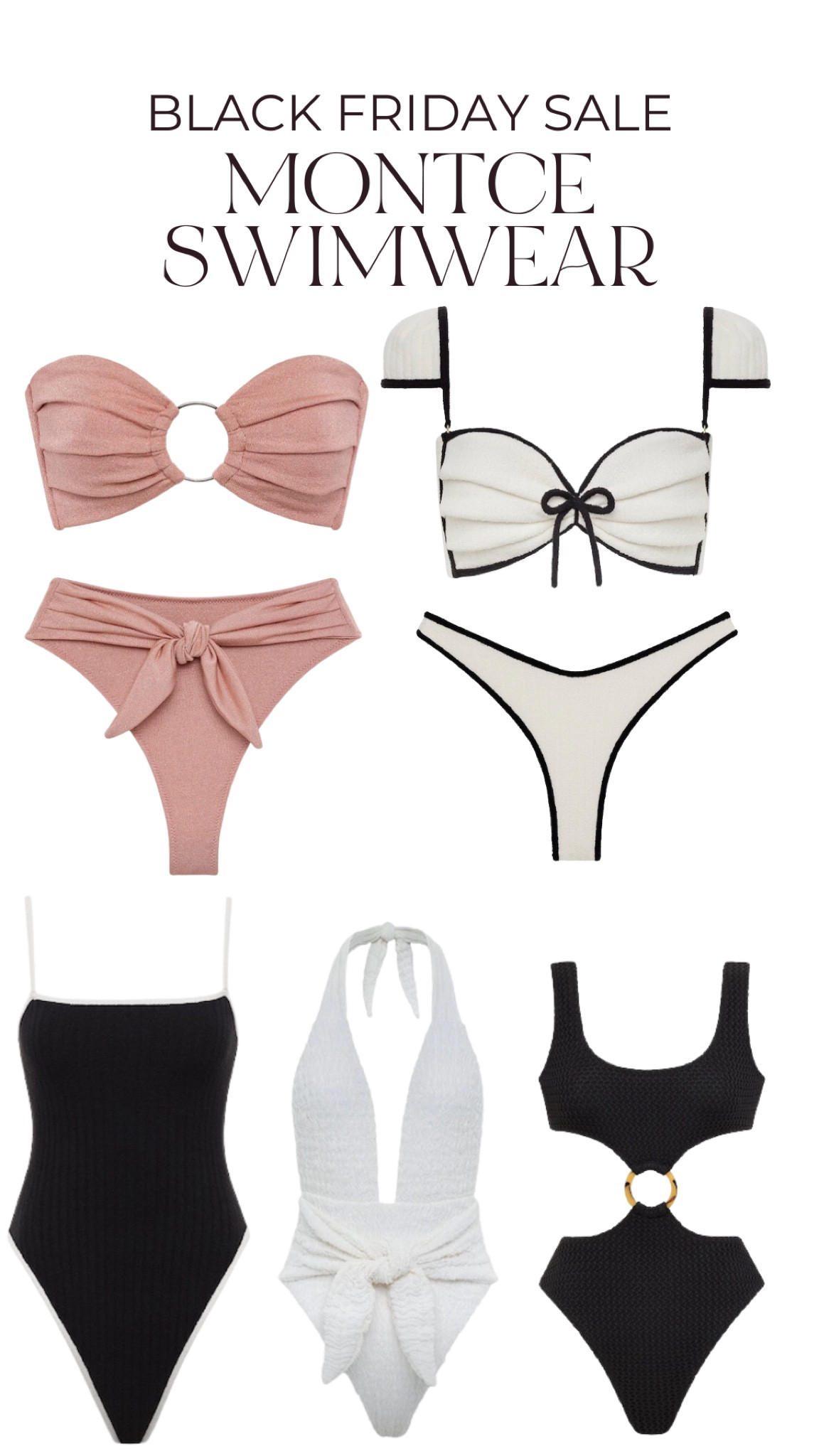 Montce Black Friday sale! 

Swimwear/ bathing suit/ bikini/ Black Friday sale 



#LTKSwim #LTKSaleAlert