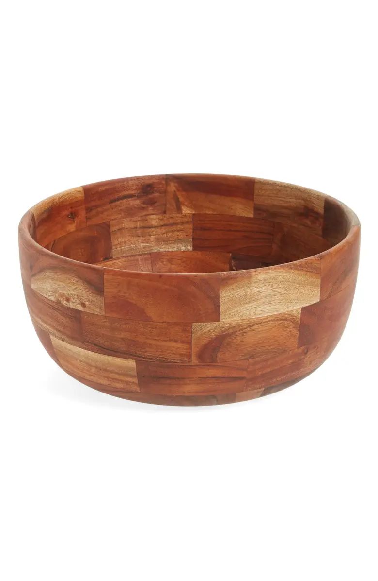 at Home Large Wood Serving Bowl | Nordstrom