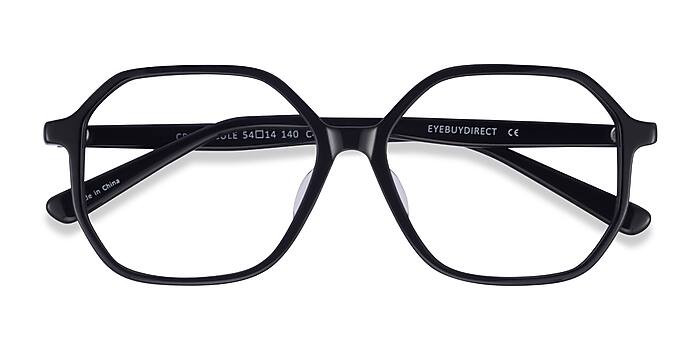 Crepuscule Geometric Black Full Rim Eyeglasses | Eyebuydirect | EyeBuyDirect.com