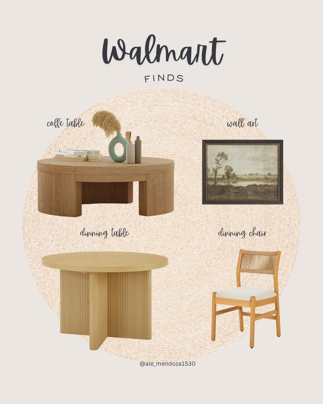 WALMART FINDS CHAIRS AND DINING TABLE 

#LTKSaleAlert #LTKHome