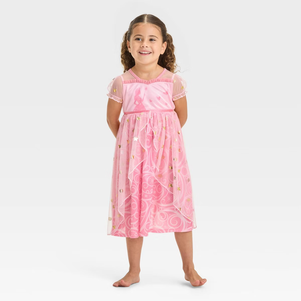 Girls' Wicked Glinda Dress-Up NightGown - Pink | Target