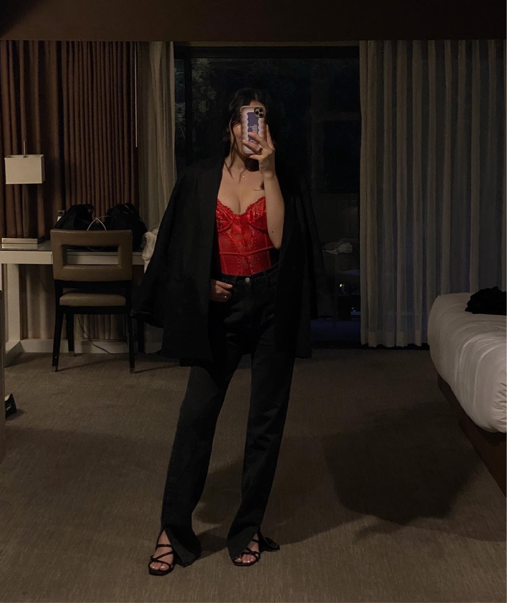 lioness blazer, showpo lace top, nasty gal jeans & abercrombie heels ❤️‍🔥😚 #ltkdatebight #ltkootd 

#LTKstyletip #LTKSeasonal #LTKtravel