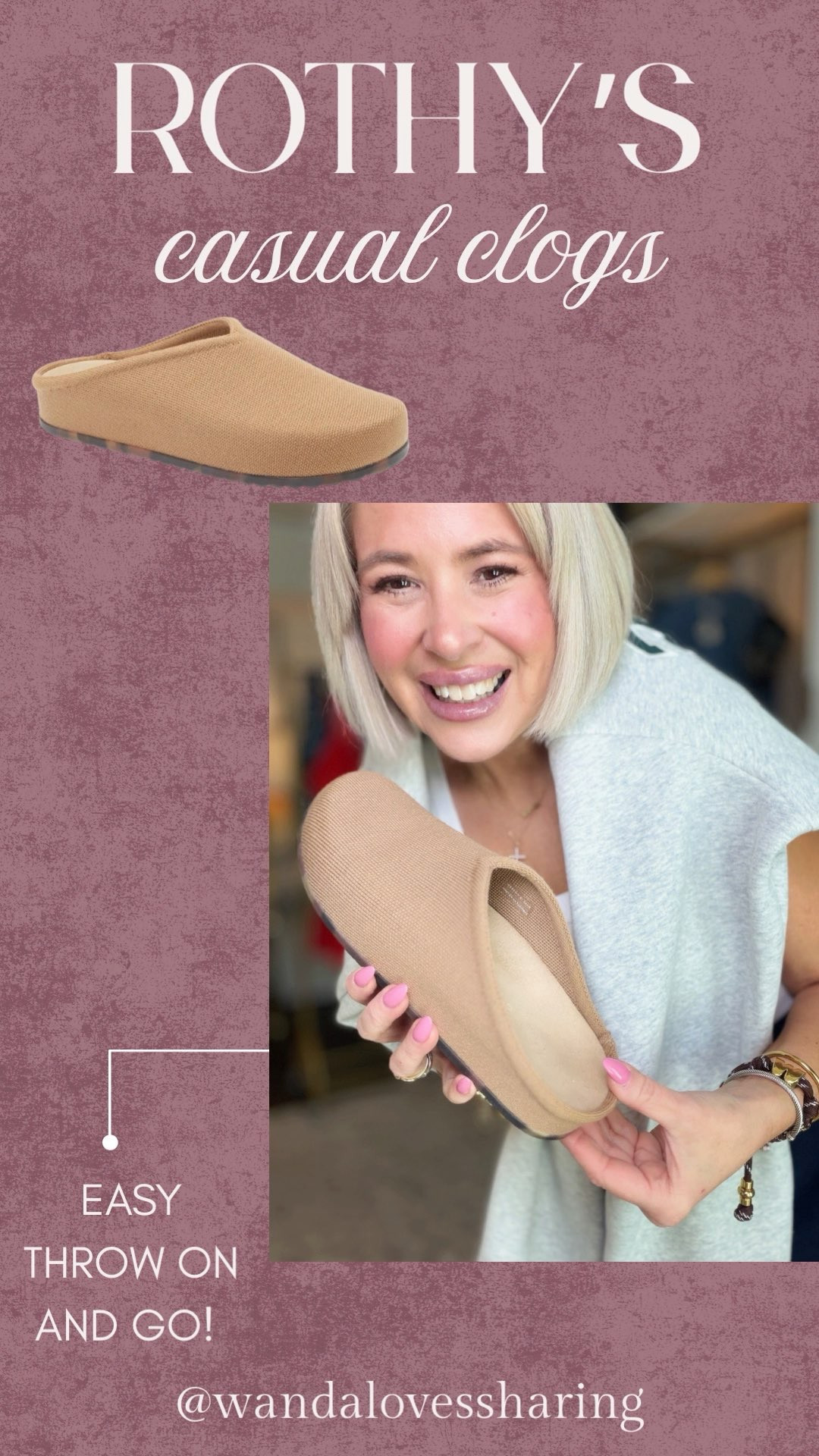 I love my rotes clogs! So easy to slip on and go!  

 #LTKdayinmylife #LTKgrwm #LTKootd