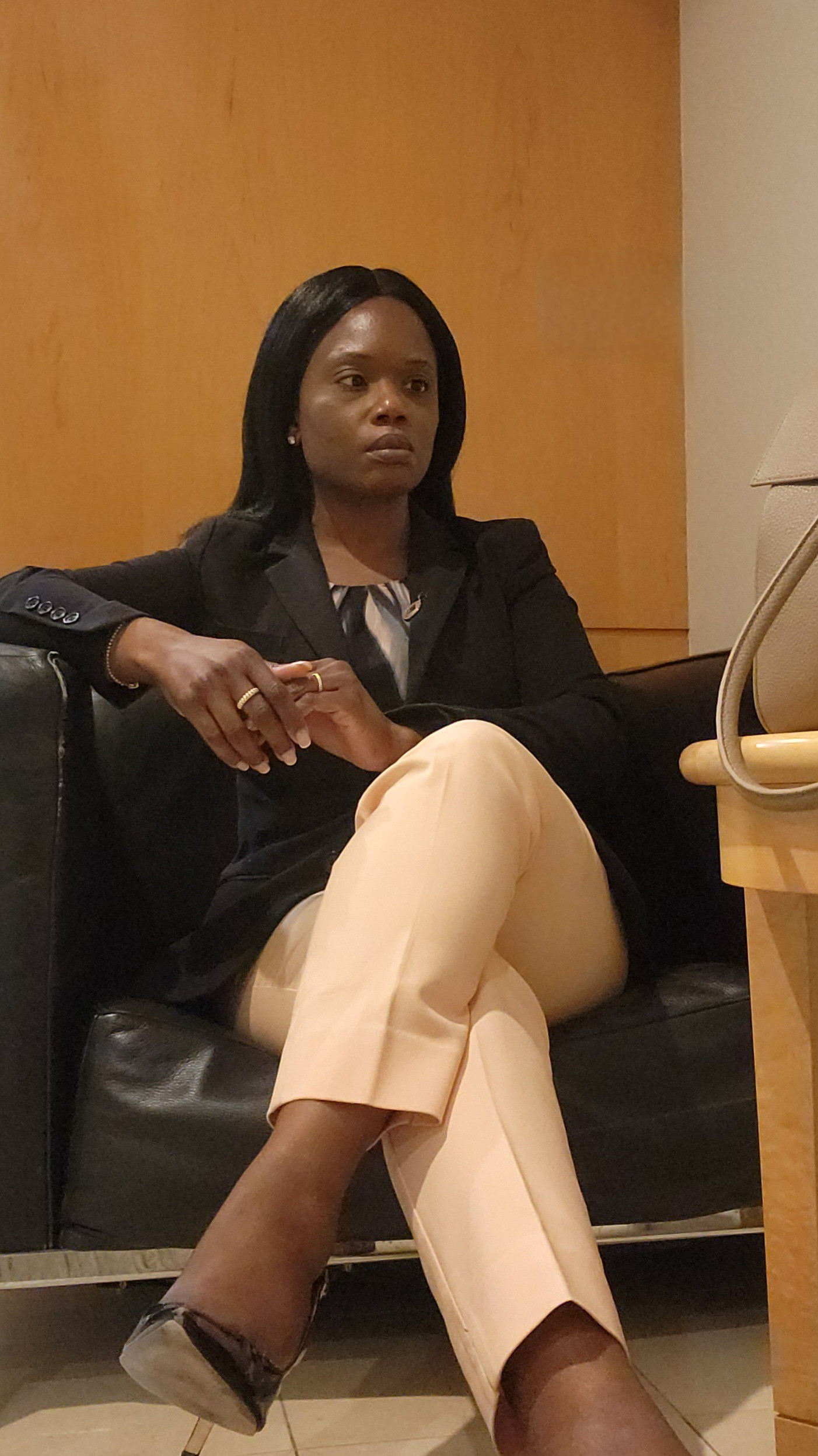 Spring business attire, peach pink trousers, Express black blazer, Talbots pants, Calvin Klein top, black slingback heels

#LTKootd #LTKWorkwear #LTKPetite
