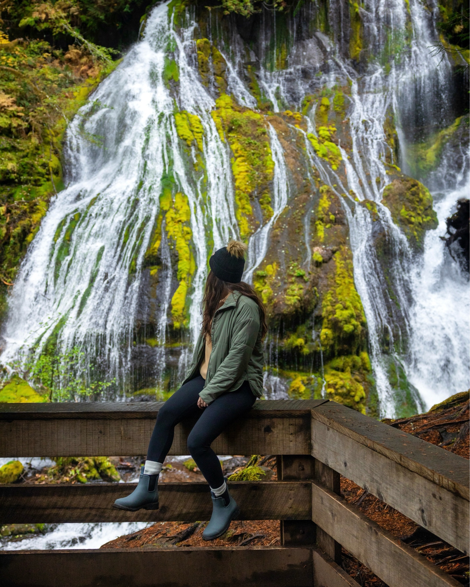 Chasing waterfalls along the Columbia River Gorge is one of my fave Fall/Winter activities 🌿💚

Absolutely obsessed with this jacket from Vuori - I got the color Pistachio in size XS. There are limited left in that exact color. I’ve linked it + the other colors though! 

Boots are my favorite Merry People rain boots - great for shorter PNW moody hikes, the coast, around-town-wear 💛

Leggings are Lululemon, size 2. Super buttery and comfy! 

Beanie is from Melin and SO cozy! It’s a cashmere wool blend and with a chenille lining 🤌🏼

Under layer fleece is from Stoic, size XS



#LTKSeasonal #LTKTravel #LTKActive