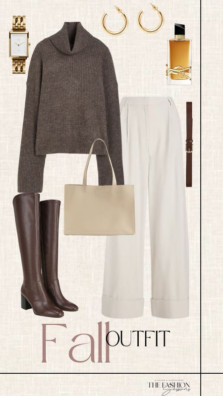Fall Outfit | Brown Turtleneck | Cream Trouser | Brown Boot |

#LTKstyletip #LTKSeasonal #LTKHoliday